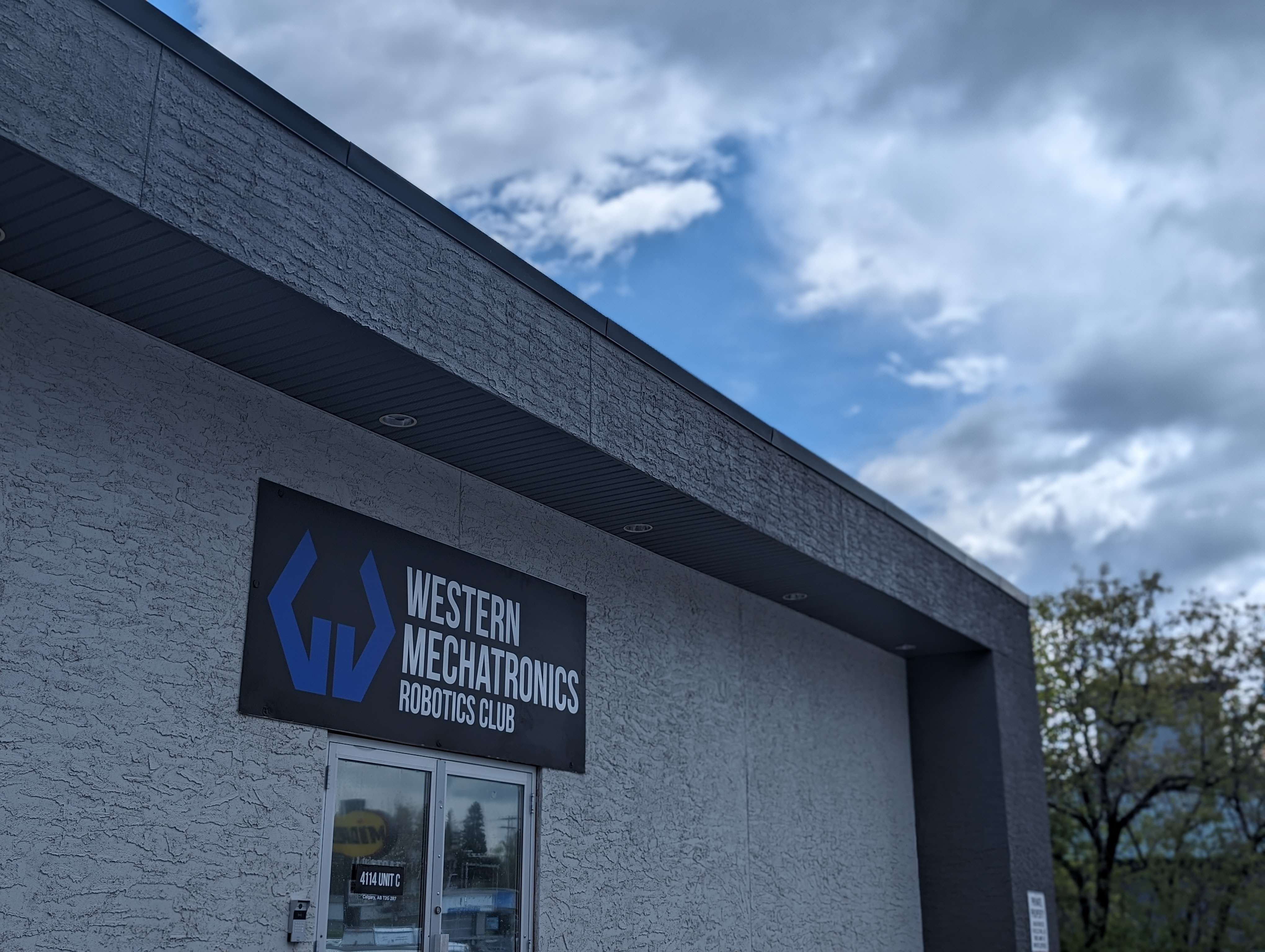 The Western Mechatronics building entrance at 4114 Unit C